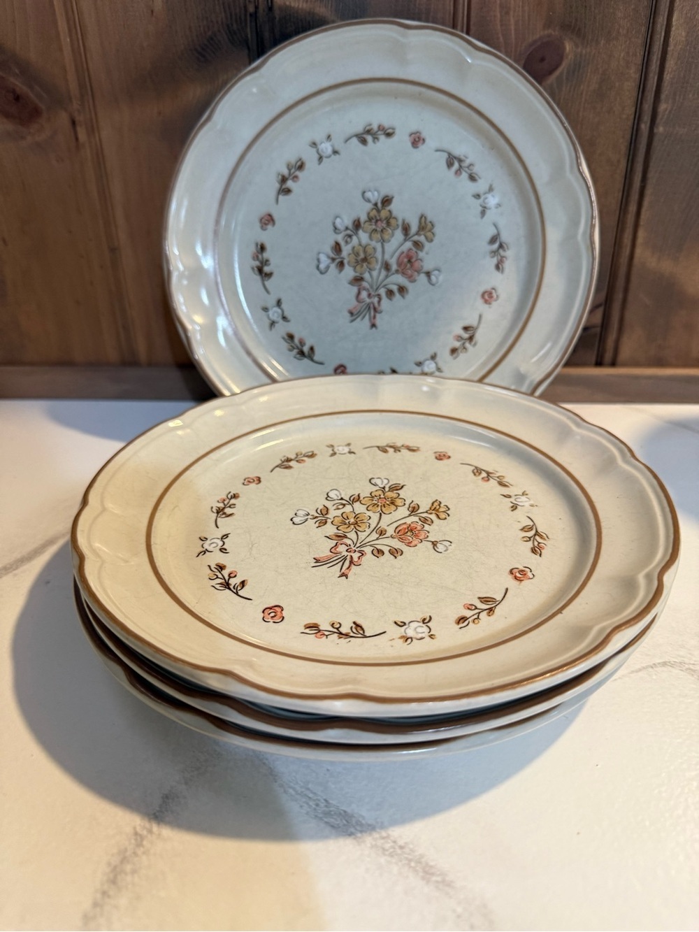 1970s Cordella Burnet Plates (Set of 4)